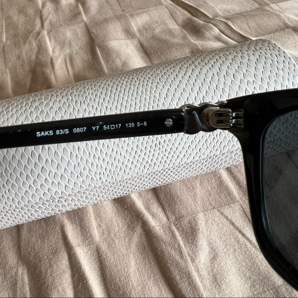 Saks fifth avenue 83/S 0807 sunglasses with stones encrusted in both sides - Picture 11 of 14